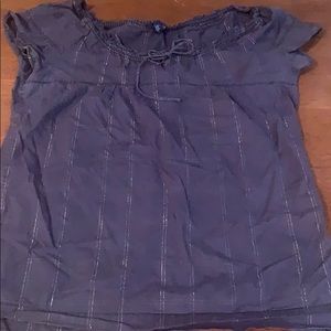 American Eagle navy  top size 6